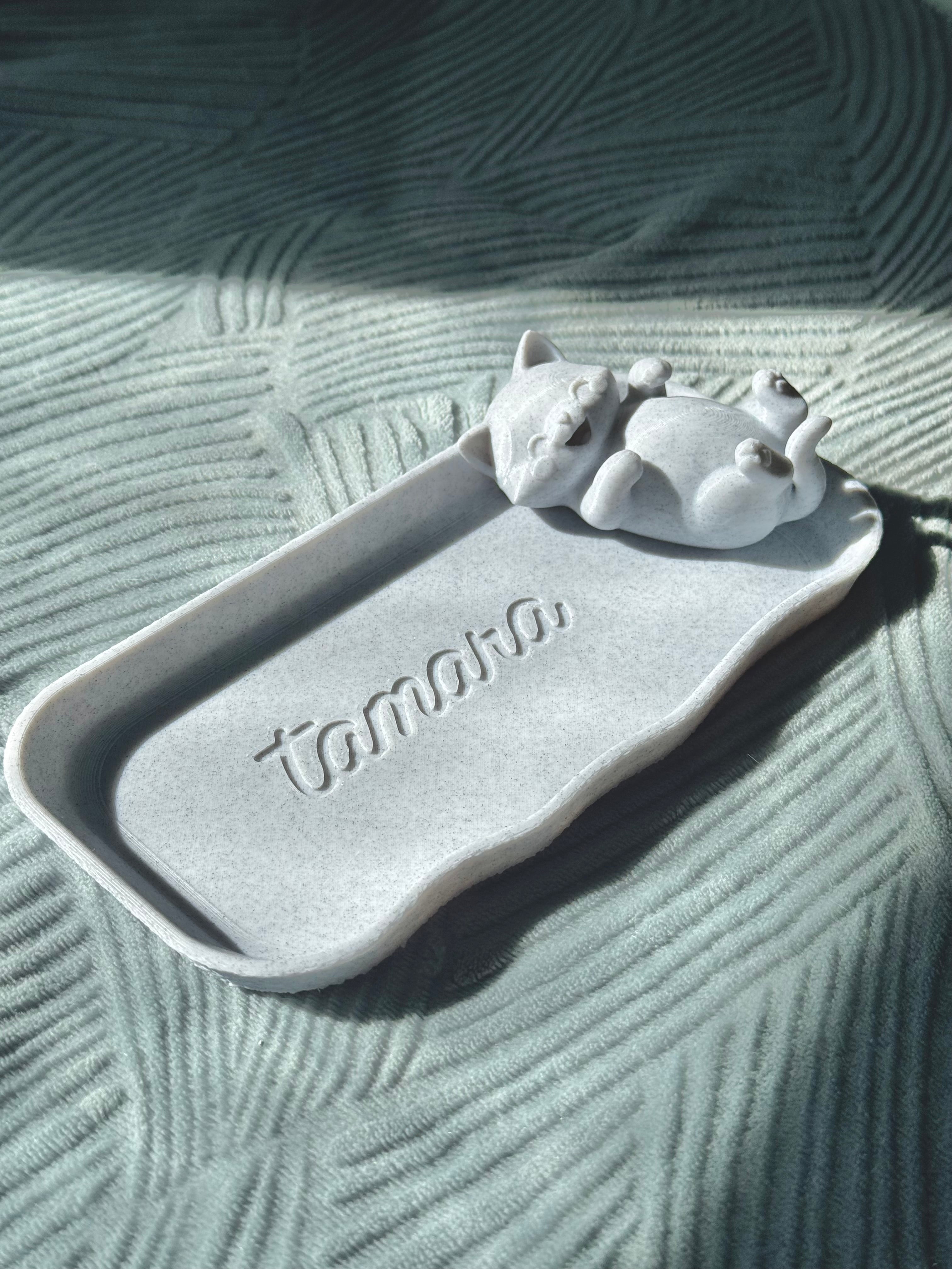 Bandeja joyero personalizada efecto mármol ✨ Opción de añadir nombre personalizado