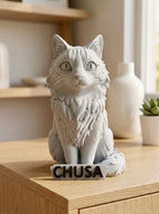 Ejemplo de escultura 3D personalizada de mascota
